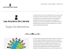 Tablet Screenshot of lesanciensdelecole.net